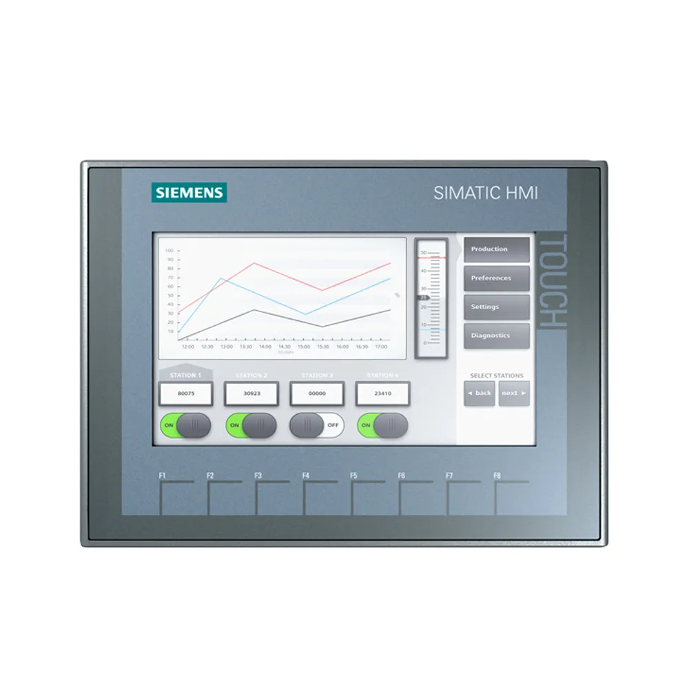 Original da Siemens SIMATIC HMI 6AV6647-0AH11-3AX0 KP300 Basic mono PN painel compacto