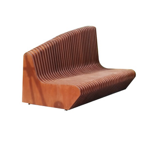 Libit Wooden Art <b>Bench</b> Solid <b>Wood</b> Outdoor Patio <b>Bench</b> Durable Garden Park Seating 4 Person - Product Image 5