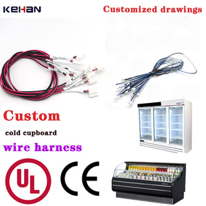 Rangkaian Kabel Internal Lemari Pendingin Display Merchandise, Kabel Harness Kustom Pabrik OEM untuk Smart Retail Vending Cabinet, Bersertifikasi CE RoHS - Product Image 1