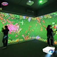 Solution clé en main de projection immersive interactive sur le thème de la nature et de l'océan pour les centres de villégiature