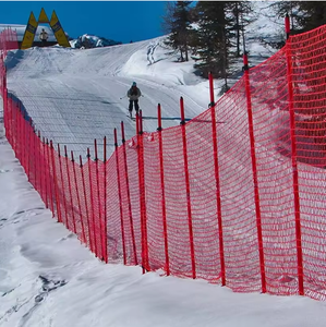 Filet de sécurité pour piste de ski avec poteaux en polycarbonate et accessoires, fabriqué en filet de ski en matériau PE - Product Image 2