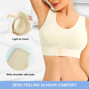 Ropa Interior Deportiva Transpirable <span class=keywords><strong>de</strong></span> Alta Resistencia, Chaleco Deportivo a Prueba <span class=keywords><strong>de</strong></span> Impactos, Top Deportivo <span class=keywords><strong>de</strong></span> Yoga con Control Firme, Moldeador Corporal para <span class=keywords><strong>Mujer</strong></span> - Product Image 3