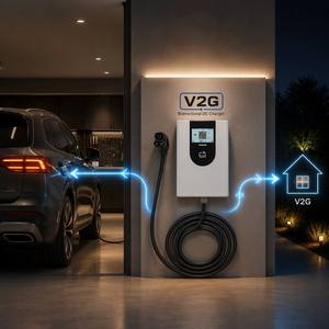สถานีชาร์จรถยนต์ไฟฟ้าแบบติดผนัง EONDRIVE COPP1.6 V2G รองรับ CCS2 CCS1 CHAdeMO GBT มาตรฐาน IP54 รุ่นใหม่สำหรับใช้ในบ้าน พร้อมระบบชาร์จสองทิศทาง - Product Image 3