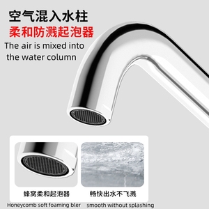 Mũi tên lưu vực vòi nước Trung Quốc đầu tiên thiết bị vệ sinh thương hiệu nước nóng và lạnh tap nhà vệ sinh treo tường khách sạn Brass lưu vực vòi nước - Product Image 3