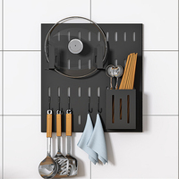 Cuisine en acier inoxydable fournitures uniques articles tenture murale organisateurs d'étagères rangement supports de vaisselle assiette étagère à épices ensemble