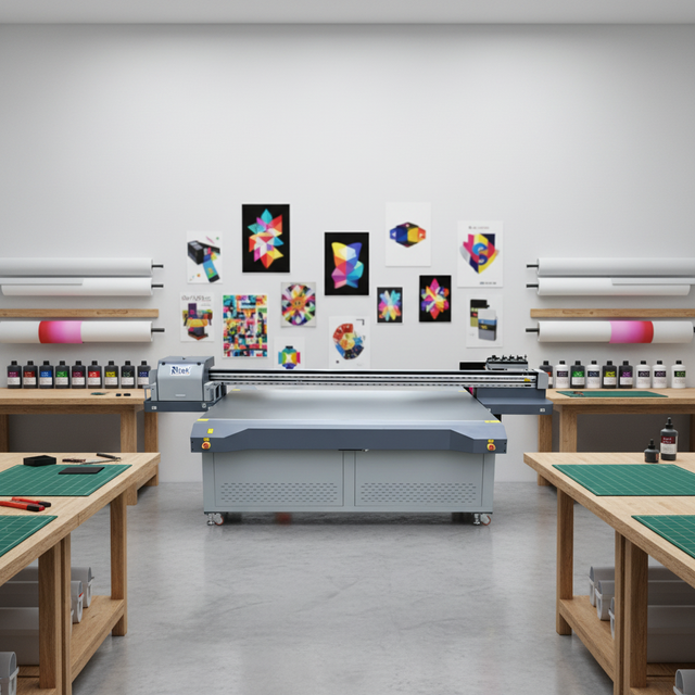 For Large Format Automatic New UV Ink Flatbed Printer I3200 for Glass/Wood/Metal/PVC/Acrylic