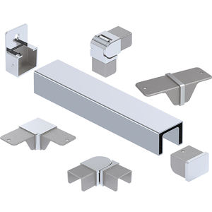 Soporte Moderno para Barandilla de Acero Inoxidable <span class=keywords><strong>Autran</strong></span> de 40*30 mm, Accesorios para Sistemas de Barandillas, Garantía de 3 Años, Instalación DIY para Interiores - Product Image 5