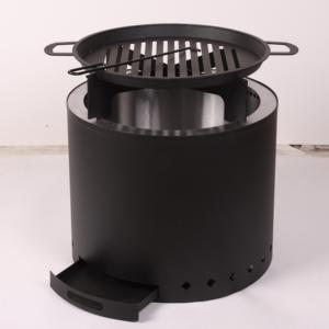 Fourneau à <span class=keywords><strong>bois</strong></span> en acier inoxydable de 19 pouces pour camping et extérieur, sans fumée, à combustion secondaire, fourni directement par l'usine - Product Image 4