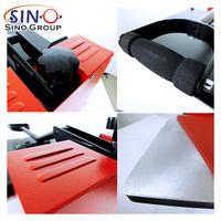 Máquina de Sublimación SINO-PA de 38x38cm, Plotter de Corte, Máquina para Personalizar Camisetas con Pantalla LED, Impresora de Transferencia de Calor