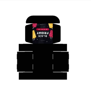 Boîte <span class=keywords><strong>d</strong></span>'expédition en carton ondulé finition mate pour chaussettes en fourrure, vêtements, <span class=keywords><strong>bijoux</strong></span>, expositions, soins de la peau, shampoing, avec dorure à chaud, recyclable - Product Image 6