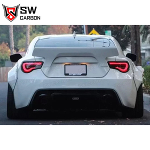 Alerón Trasero de Fibra de Carbono <span class=keywords><strong>Rocket</strong></span> <span class=keywords><strong>Bunny</strong></span> V1 para Toyota FT86 GT86 86 BRZ FRS ZN6 ZD6 2013-2019, Divisor de Maletero, Alerón Trasero, Kit de Aire - Product Image 3