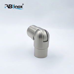 <strong>Handrail</strong> Hardware Fittings 304 316 Stainless Steel Railing Pipe Connector <strong>Handrail</strong> Elbow For Stair Balcony Railing Accessories - Product Image 5