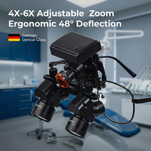 Lupas Dentales Ergo Vision con Aumento <span class=keywords><strong>de</strong></span> 6X 4X, Binoculares Prismáticos TTL con Luz LED Inalámbrica <span class=keywords><strong>de</strong></span> 5W Ajustable para Dentistas - Product Image 5