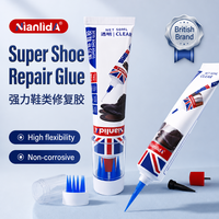 Colle à chaussures Nianlida 50ml, ciment caoutchouc transparent à séchage rapide, haute élasticité, imperméable, temps d'ouverture 5-20 min, réparation de chaussures