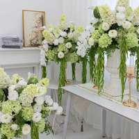 W-D035 Nouveau style, ensemble de boules de fleurs artificielles très populaires, boule de fleurs d'hortensia de haute qualité pour décorations de mariage et de fête