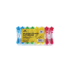 Pinces à <span class=keywords><strong>linge</strong></span> personnalisées OEM en forme de fleur, lot de 24, roses transparentes, ressort en acier inoxydable, certifiées BSCI GRS, anti-vent - Product Image 3