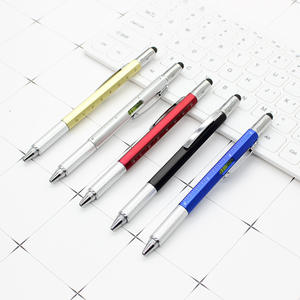 Multifunctionele schroevendraaier waterpas balpen 6-in-1 schuifmaat capacitieve touch tool balpen - Product Image 1
