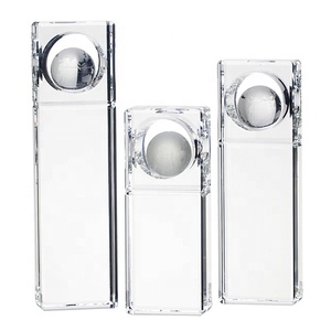 K9 Material vidrio Premio venta al por mayor logotipo personalizado esfera transparente cristal trofeo para recuerdo - Product Image 1