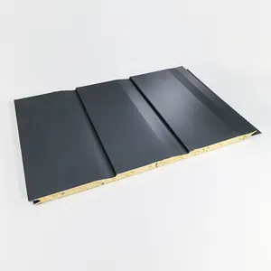 低成本0.5毫米钢表面eps夹芯板，夹层屋面夹芯板
