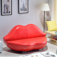 Nuevo Diseño, Hermoso Sofá Rojo Moderno al por Mayor, Sofá Rosa para Sala de Estar, Sofá de Tela y Cuero de Lujo, Muebles de Moda