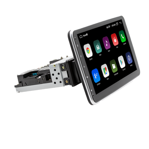BQCC Pantalla Giratoria <span class=keywords><strong>de</strong></span> 10 Pulgadas para Automóvil, Sistema <span class=keywords><strong>de</strong></span> Navegación GPS Android 12 1 DIN, Radio Estéreo, Audio y Video, Tipo IPS, Electrónica para Automóvil - Product Image 1
