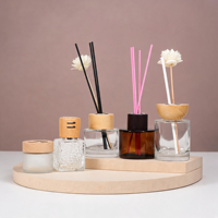 Bouchons en bois pour flacons de parfum et diffuseurs à bâtonnets – Bouchons décoratifs et fonctionnels à suspendre pour voiture, chambre et bureau – Idéal pour diffuseur à bâtonnets de voiture