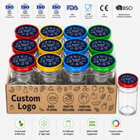 Couvercle de bocal personnalisé à ouverture facile en fer blanc de qualité alimentaire avec joint d'étanchéité 58mm 63mm 70mm 82mm pour contenants alimentaires en verre