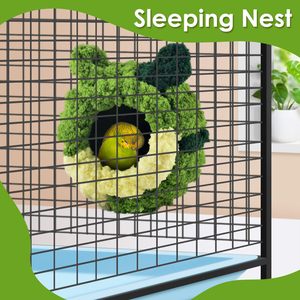 Premium caldo nido di uccello Conure casa da riproduzione nido di uccelli per pappagallo coccole capanna per piccioncini canarino fringuello letto forniture per uccelli - Product Image 4