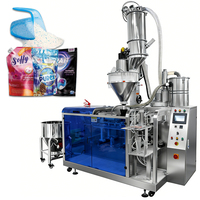 Machine d'emballage automatique de poudre en sachet refermable pour la lessive et le savon en poudre