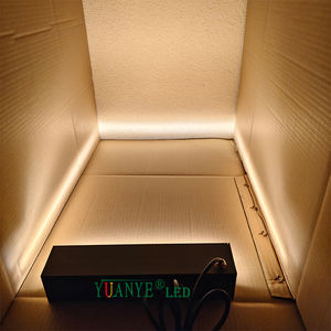 Applique murale LED RGBW étanche, forme cylindrique 3x180 degrés, contrôlée DMX 512/WiFi, à intensité variable, avec visière anti-éblouissement YY-BDW007 - Product Image 1