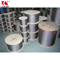 Hochwertiges Edelstahlseil SS304 SS316 Inox-Drahtseil SS-Seil 6x7+IWS 6x19+IWS Stahlseil Edelstahl-Drahtseil