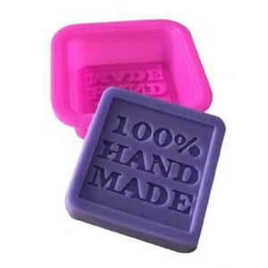Handmade <b>Small</b> Square Soap Mold Silicone Cold Process Handmade Soap Molds - Product Image 1