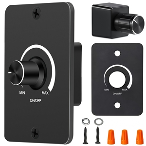 <span class=keywords><strong>Interrupteur</strong></span> rotatif à intensité variable 12V 5A 60W, <span class=keywords><strong>variateur</strong></span> marche/arrêt pour éclairage LED de camping-car, remorque, camion, luminaire, éclairage de type puck, éclairage de type auvent - Product Image 1