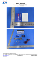 Miniz EasyLap EZ-L02, Sistema de Cronometraje en Vivo para Autos RC, Transpondedor Infrarrojo de Plástico, Contador Digital de Vueltas, Interfaz USB para PC