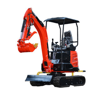 Mini Excavadora Avanzada para Jardín y Granja, con Motor de Gasolina EPA 5, Excavadora de Orugas con Cabina, Bajo Mantenimiento - Product Image 1