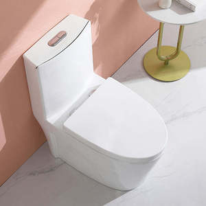 <span class=keywords><strong>WC</strong></span> in ceramica per il bagno set di servizi igienici due pezzi uno o l'altro water armadio a filo - Product Image 3