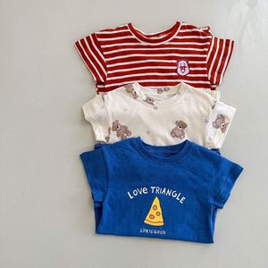 Novedad de verano, ropa para recién nacidos, Pelele de algodón de manga corta para bebés y niños, peleles de algodón con cuello redondo con estampado personalizado - Product Image 6