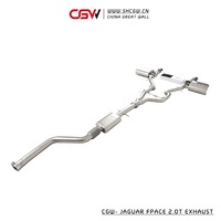 Silencieux d'échappement, haute Performance, avec Valve Catback, pour Jaguar f-pace 2.0T/3.0T, nouveauté 2017, fabrication chinoise