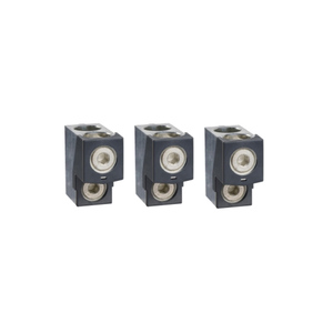 Pièces d'origine Schneiders pour <span class=keywords><strong>disjoncteur</strong></span> NSX <span class=keywords><strong>Connecteur</strong></span> de câble en aluminium 2X (35 à 300 Mm²) Ensemble de trois LV432481 - Product Image 1