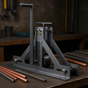 Cintreuse manuelle pour tubes carrés et rectangulaires, rouleau de calibre 14 pour tubes en acier doux, cuivre, aluminium, cintreuse pour barres plates, 90 degrés - Product Image 2