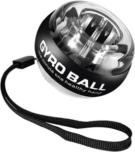 Gyro Ballwith LED หลากสี,อุปกรณ์ฝึกข้อมือเปิดอัตโนมัติสำหรับออกกำลังกายกล้ามเนื้อ Dtrength ของ Erist และปลายแขน