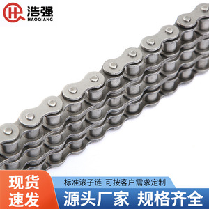 Cadena de Rodillos Estándar Haoqiang 08B-48B, Cadena de Transmisión Industrial de Rodillos de 10 mm de un Solo Hilo - Product Image 2