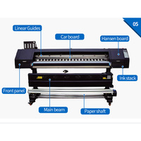 Impresoras de Inyección de Tinta Multicolor, Impresora de Sublimación, Plotter Usado con Cabezal DX5