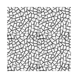Israel new designs split chip mosaic pattern rustic garden balcony flooring 30*30 customized ceramic exterior tiles