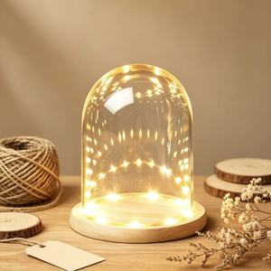 Directo de Fábrica, Cúpula de Vidrio Vacía, Cúpula de Vidrio Única y de Lujo con Base de Madera - Product Image 3