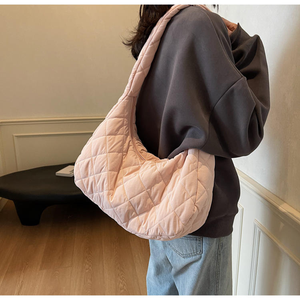 Custom Logo Fashion Thread Female Handbags Casual Plaid <b>Ladies</b> <b>Messenger</b> <b>Bag</b> Women's Shoulder <b>Bags</b> Quilted Large Capacity Hobos - Product Image 1