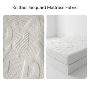 Tessuto per Materasso Jacquard con Monogramma in Rilievo, Tessuto di Lusso in Poliestere per Rivestimento Materasso - Product Image 1