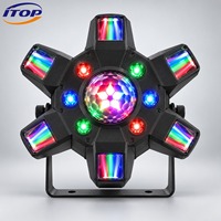 Projecteur LED Bee Eye à tête mobile DMX512 RGBW avec effet de motif pour concerts, scènes et spectacles