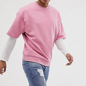 เสื้อยืดคอตตอน 100% ทรงยูนิเซ็กส์ สำหรับฤดูร้อน แบบเรียบง่าย สไตล์สตรีทแวร์ ไหล่ตก ทรงโอเวอร์ไซส์ คุณภาพสูง เนื้อผ้าหนา เสื้อยืดเปล่าสำหรับผู้ชาย - Product Image 3