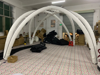 CATC Grande tente d'araignée gonflable imperméable en PVC Gazebos d'auvent prêts pour l'événement pour l'affichage de produits